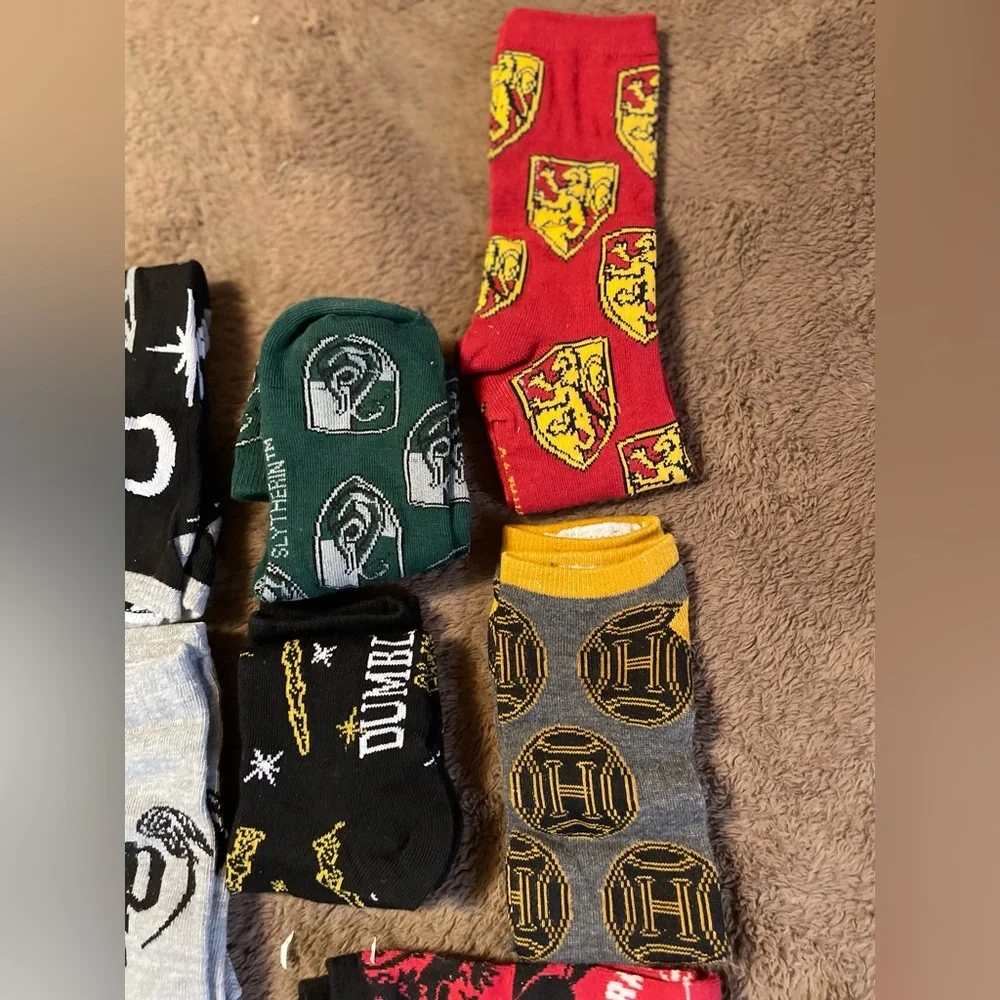 Harry Potter 15 Days of Socks Gift Box, Women’s Shoe Sz 4-10